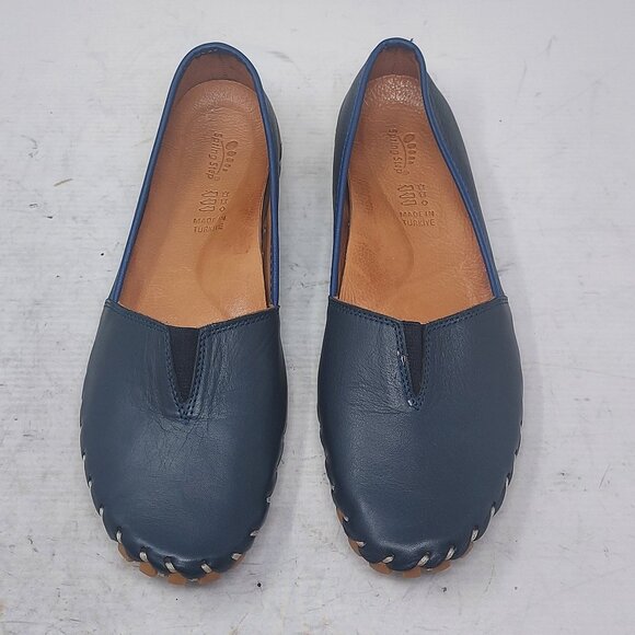 Spring Step Blue Comfort Kathaleta Flat Shoe - Picture 4 of 11